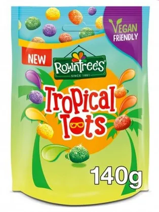 Rowntrees Tropical Tots Pouch 140G