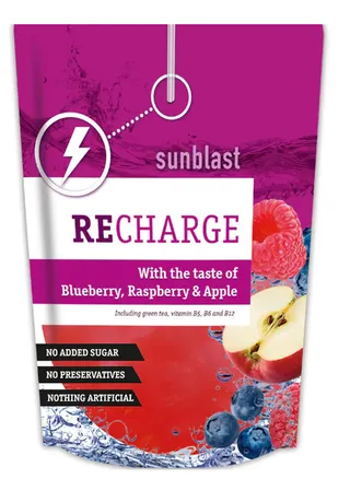 Sunblast Recharge Blueberry & Raspberry & Apple Juice 200Ml