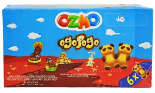 Ozmo Ogopogo Cocoa & Vanilla Cake 12X30G