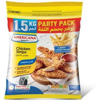 Americana Original Frozen Chicken Strips 1.5kg