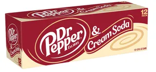 Dr Pepper Cream Soda Can 12X355Ml