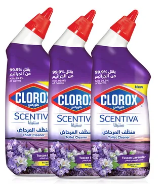 Clorox Scentiva Bowl Cleaner Lavender Scent 3X709ml