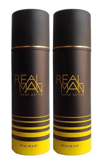 ريال مان معطر بخاخ للجسم 150 مل فريش اكيفو 2 حبة