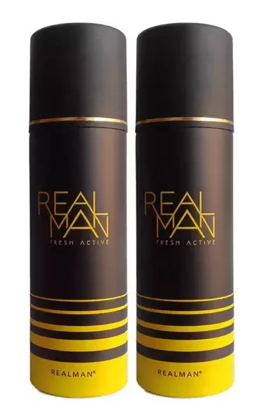 ريال مان معطر بخاخ للجسم 150 مل فريش اكيفو 2 حبة