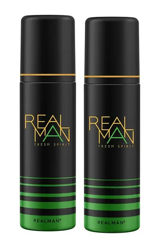 ريال مان  معطر بخاخ للجسم 150 مل فريش اسبرت 2 حبة