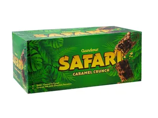 Gandour Safari Wafer Caramel Chocolate 24X22G
