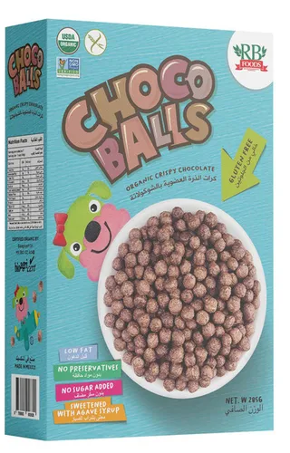 RB Foods Choco Balls Organic Chocolate Cereal 285G
