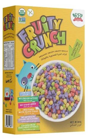 RB Foods Fruity Crunch Gluten Free Cereal 285G