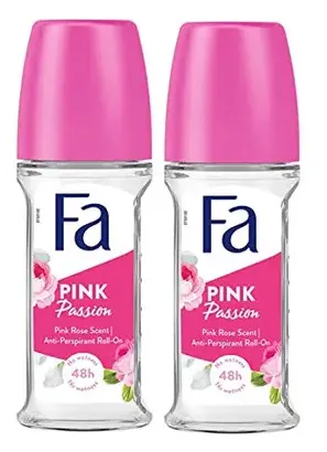 Fa Pink Passion Antiperspirant Roll-On Deodorant 2X50Ml