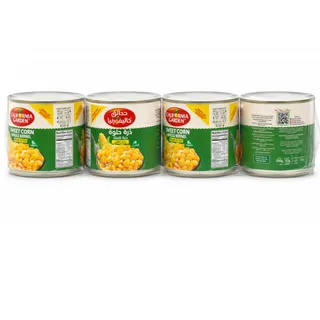 California Garden Whole Kernel Sweet Corn Can 4X200G