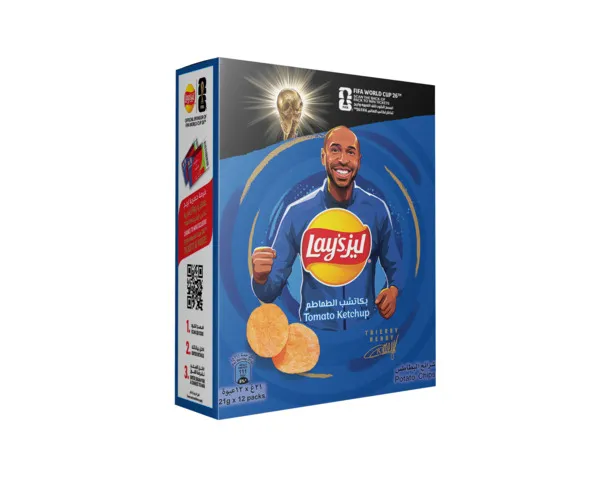 Lay's Tomato Ketchup Potato Chips 12X21G