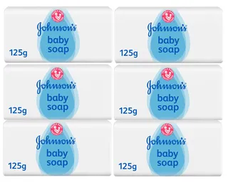 Johnson's Baby Soap Bar 6x125g
