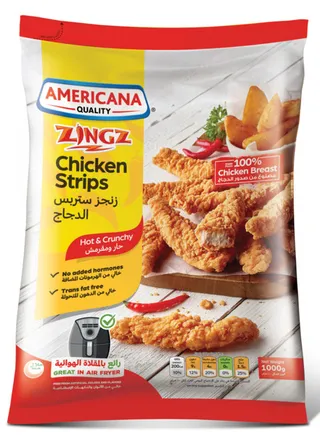 Americana Zingz Hot & Crunchy Chicken Strips 1kg