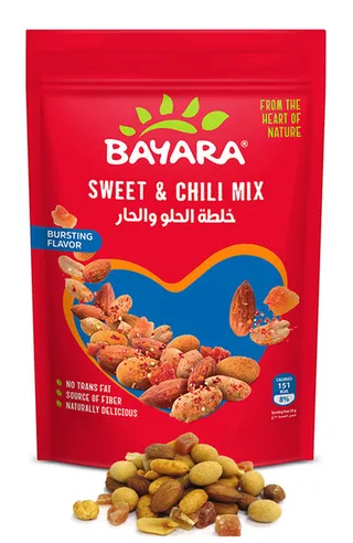 بايارا مكسرات حلوة والفلفل الحار 200 جم