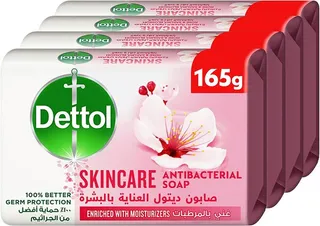 ديتول صابون مضاد للبكتيريا للعناية بالبشرة 165X4 جم