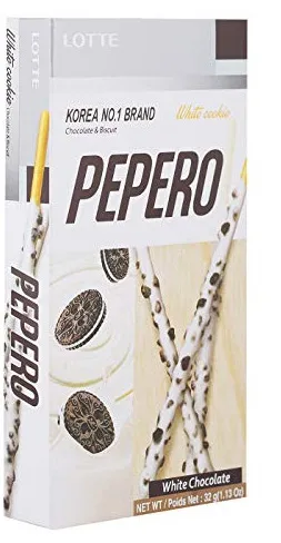 Lotto Pepero White Cookie Biscuit Sticks 32G