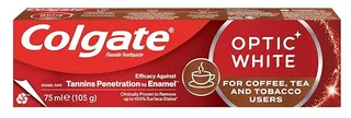 Colgate Optic White Toothpaste For Coffee Tea & Tobacco Users
