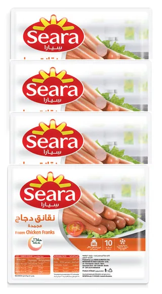 Seara Frozen Chicken Franks, 4x340g