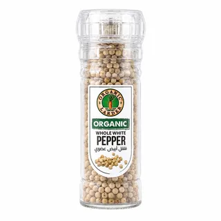 Organic Larder Whole White Pepper 70G