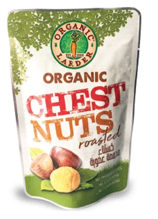 Organic Larder Roasted Chestnuts 100G