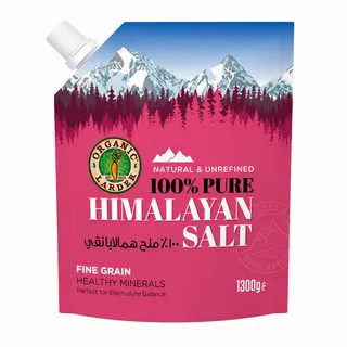 Organic Larder 100% Pure Himalayan Salt 1300G