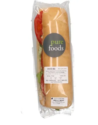 Pure Foods Chicken Bbq Sandwitch 275G