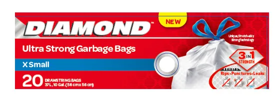 Diamond Extra Small Garbage Bag 20's