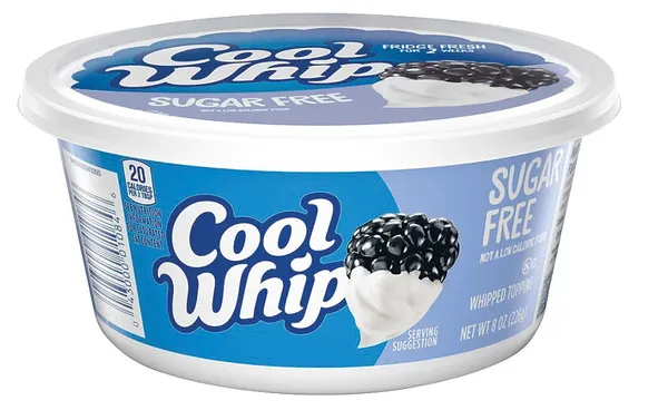 Cool Whip Zero Sugar Whipped Cream Topping 226G