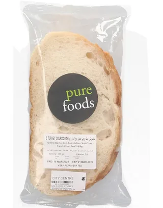Pure Foods Smoked Turkey With Sourdough Sandwich 175G