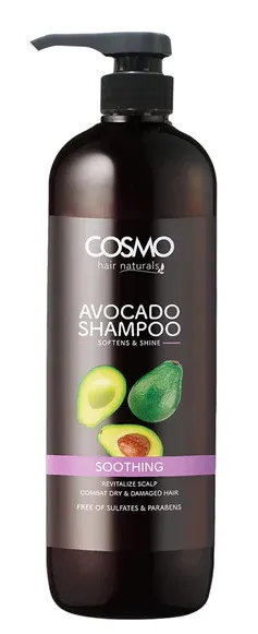 Cosmo Hair Naturals Avocado Soothing Shampoo 1000Ml