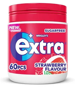 Wrigley's Extra Strawberry Sugar-Free Gum 84G