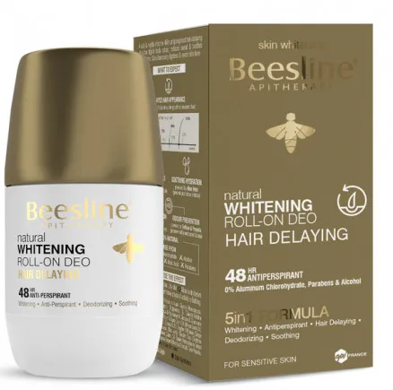 Beesline Hair Delaying Deo Whitening Roll-On Deodorant
