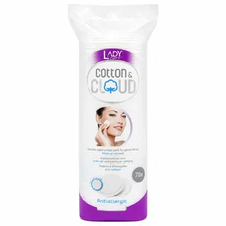 Lady Care Antiallergic Cotton Pads 70Pcs