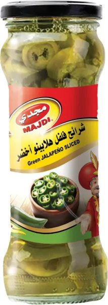 Majdi Sliced Green Jalapeno 235G