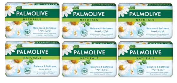 Palmolive Naturals Balance & Softeness Soap With Chamomile & Vit E 150G