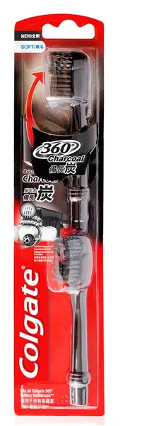 Colgate 360 Charcoal Battery Refill Soft Toothbrush