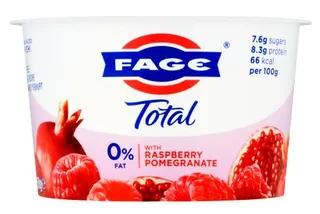 Fage Total 0% Fat Greek Yoghurt With Raspberry 150G