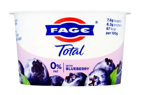 Fage Total 0% Greek Yogurt With Blueberry