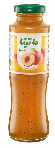 ماتينا مشروب الخوخ وبذور الريحان 280 مل