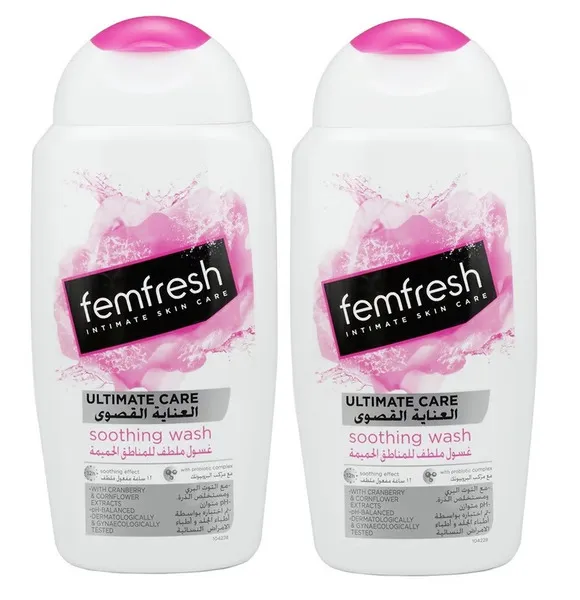 Femfresh Ultimate Care Soothing Wash 2X250Ml