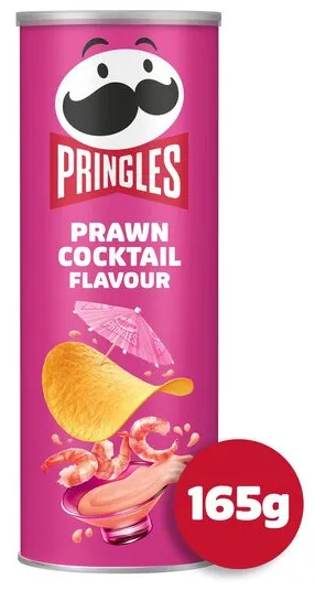 Pringles Prawn Cocktail Potato Chips 165G