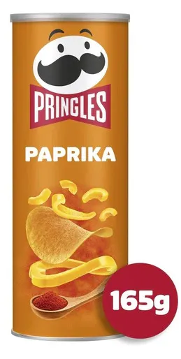 Pringles Hot Paprika Potato Chips 165G
