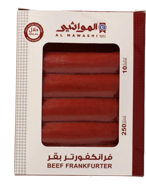 Al Mawashi Frozen Beef Frankfurter 250G