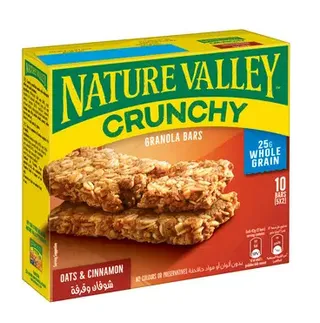 Nature Valley Crunchy Oats & Cinnamon Granola Bars 5X42G