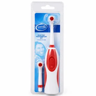 Electric Toothbrush Set With 2 Brushes Included