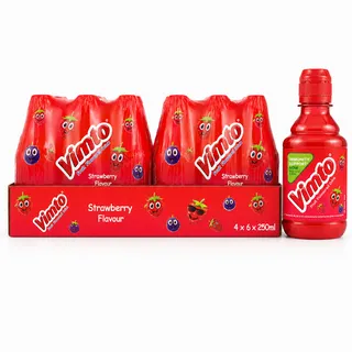 Vimto Strawberry Fruit Drink 24X250Ml