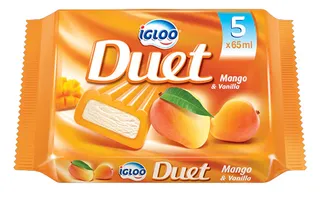 Igloo Mango Duet Ice Cream 5X65Ml
