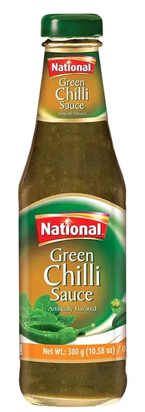 National Green Chilli Sauce 300G