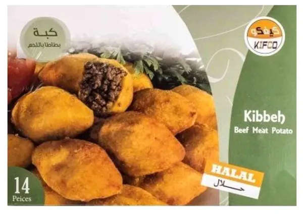 Kifco Kibbeh Beef Meat Potato 14's 350G