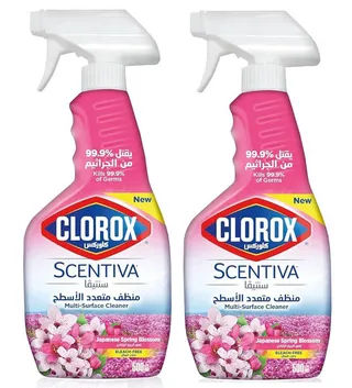 Clorox Scentiva Japanese Spring Blossom Multi-Surface Cleaner Spray 2X500Ml